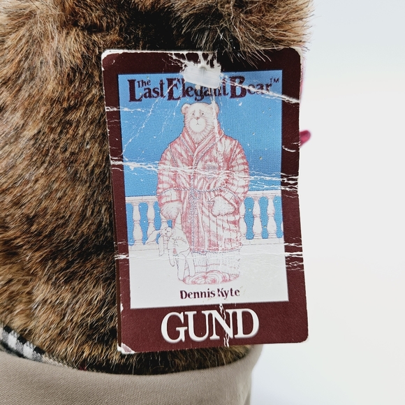 GUND | vintage Dennis Kyte 1983 Abiner Smoothie plush teddy bear toy - Picture 2 of 8